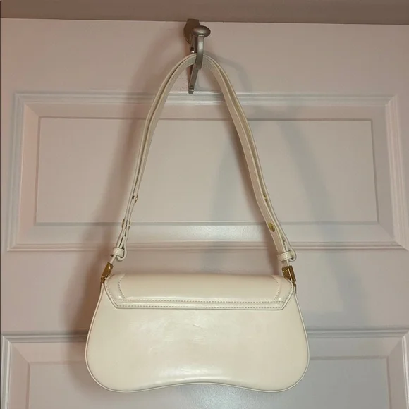 JW PEI Ivory Adjustable Strap Joy Shoulder Bag Handbag Structural vegan leather - Picture 4 of 12